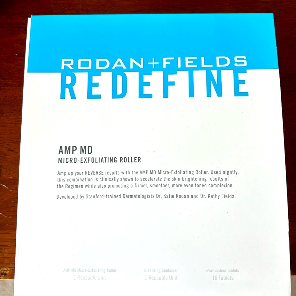 Brand new in box Rodan + Fields microexfoliating roller
